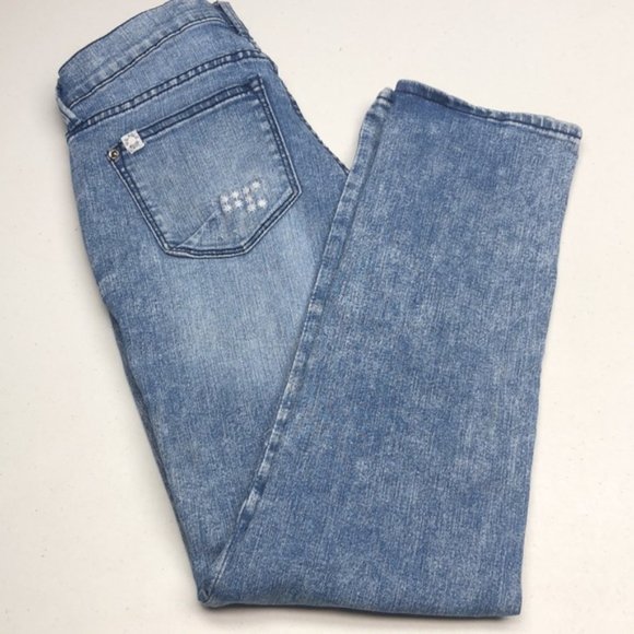 LIKE NEW US POLO ASSN SLIM STRAIGHT JEANS 0/25x27 ⭐ - Picture 5 of 11